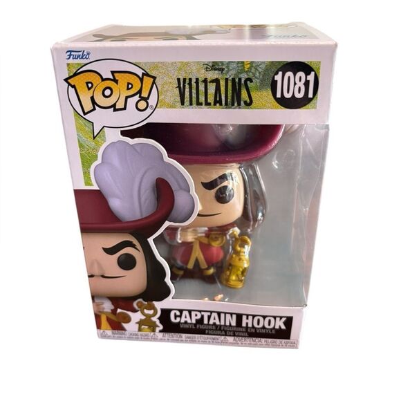 Funko Pop villains 1081 Captain Hook - Picture 1 of 1
